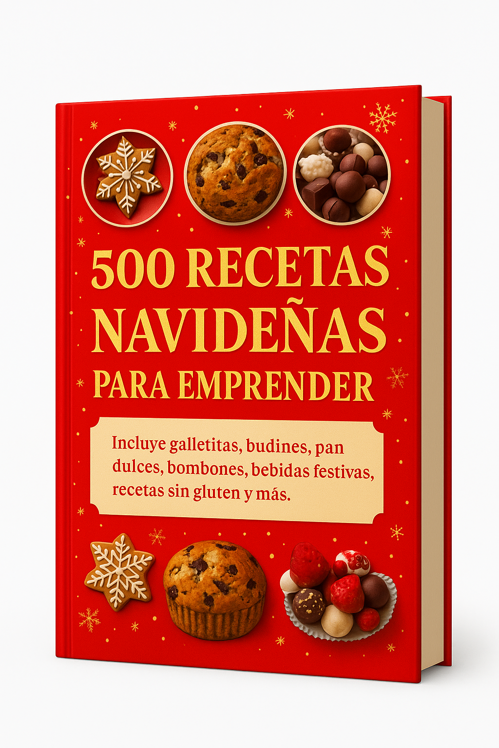 🎁 Ebook Digital: “500 Recetas Navideñas para Emprender”